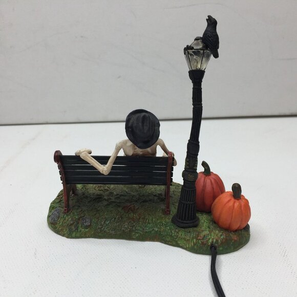 Halloween Village Accessories Resting My Bones Skeleton 56.53146 Department 56 - Picture 4 of 13